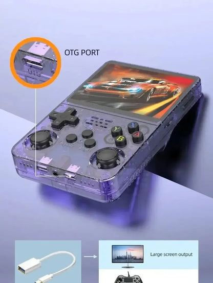 ARKOS R36S Retro Handheld Game Console Linux System 3.5-inch IPS Screen Video Player 64GB/128GB Portable Handheld Game Console